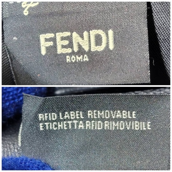 Authentic FENDI Hypnoteyes Tube Wallet Black - Picture 7 of 15